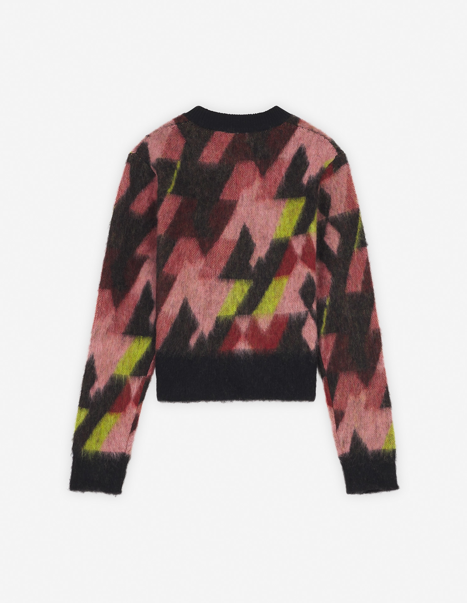 GRAPHIC MOHAIR JACQUARD JUMPER - 6
