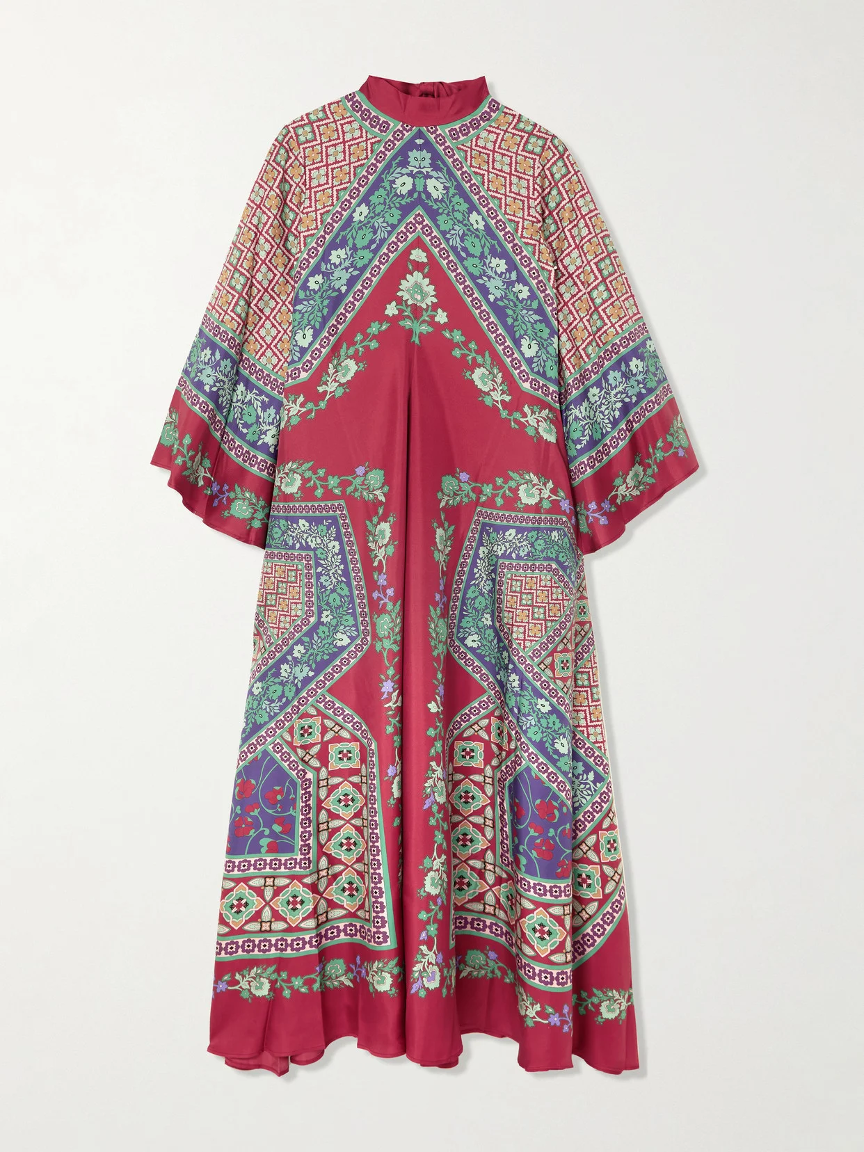 Magnifico Printed Silk Maxi Dress - 1