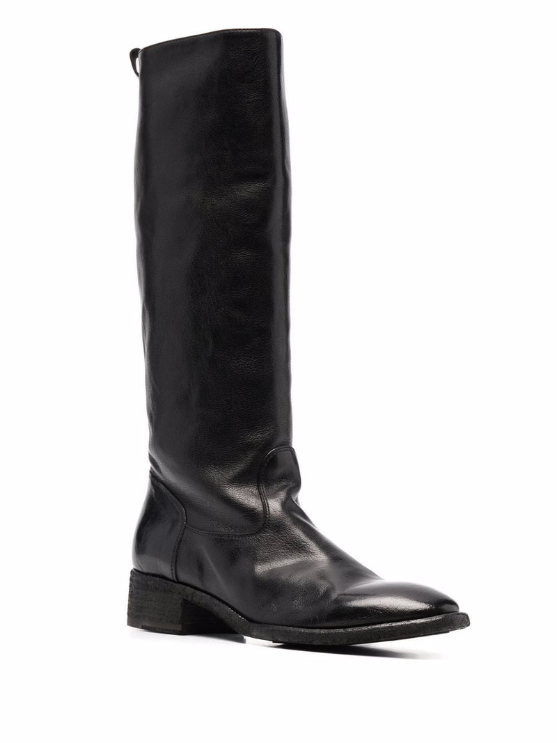OFFICINE CREATIVE knee-length leather boots outlook