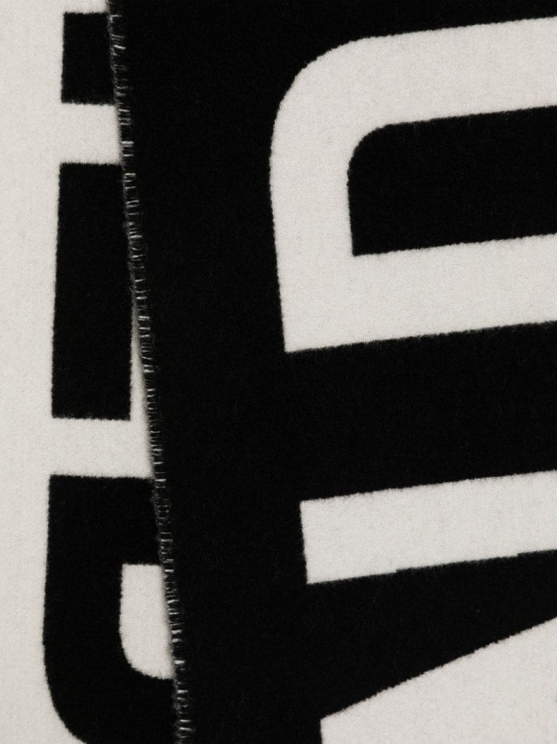Jean Paul Gaultier logo-print scarf outlook