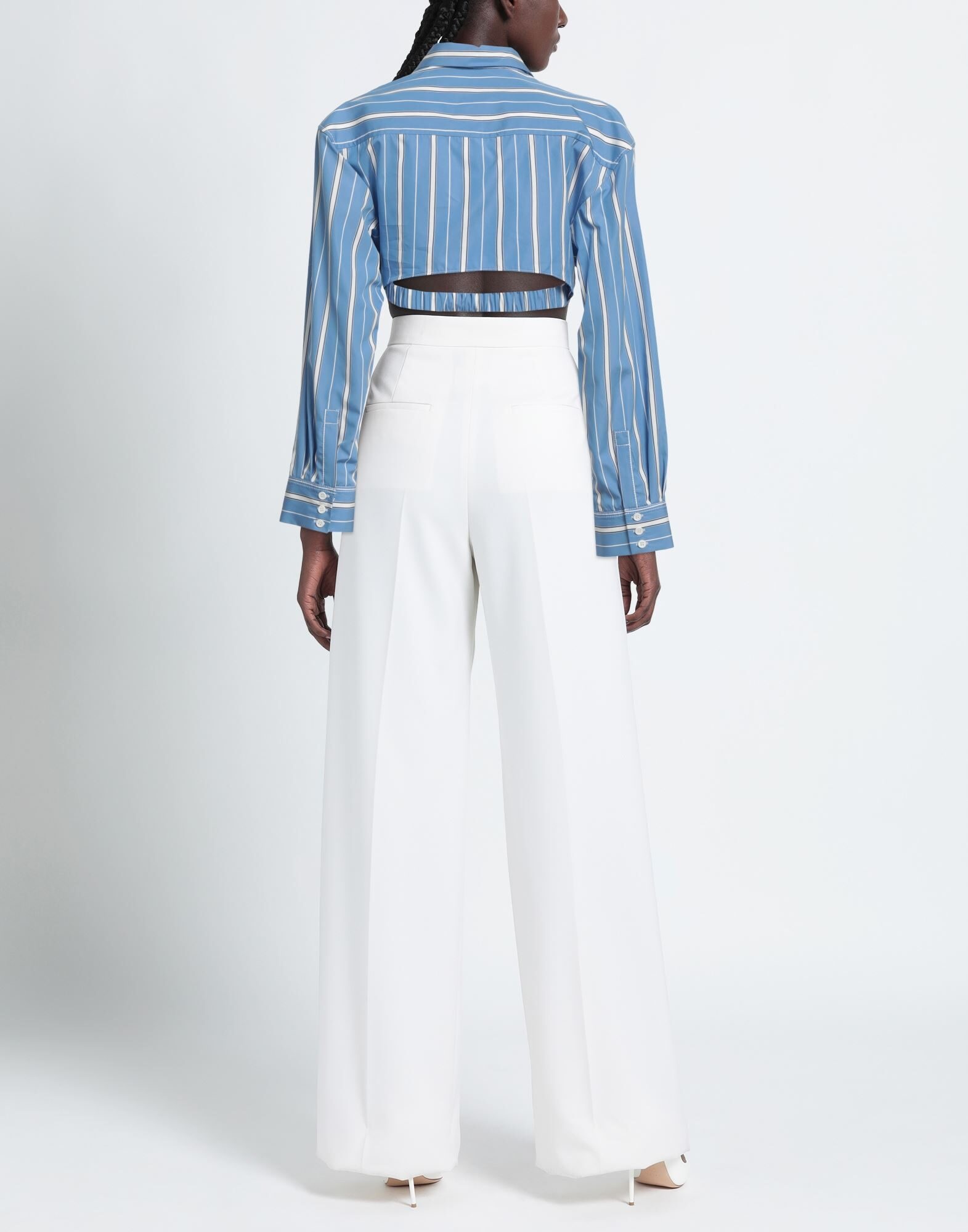 Light blue Women's Striped Shirt - 3