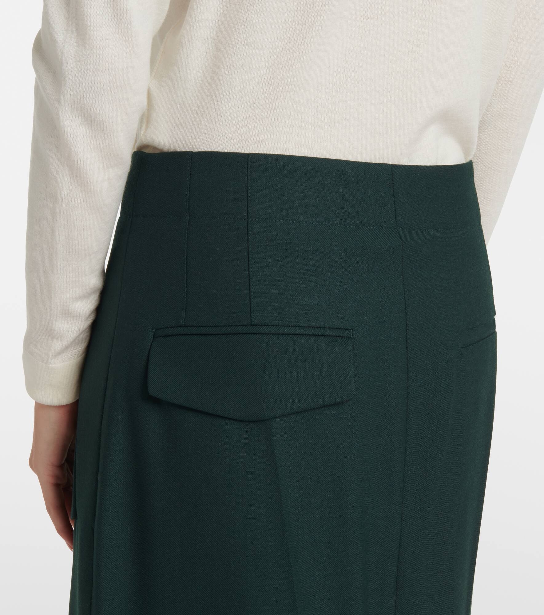 Asymmetric maxi skirt - 6