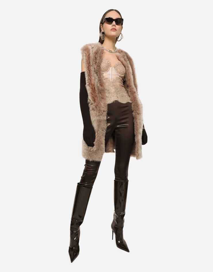 Sleeveless sheepskin coat - 5