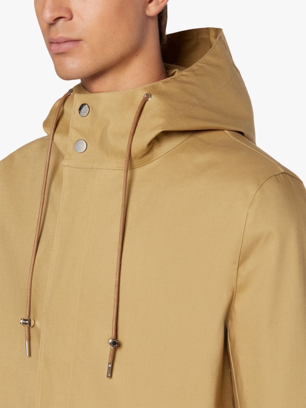GRANISH SHORT KELP BONDED COTTON HOODED COAT | GR-1036 - 5