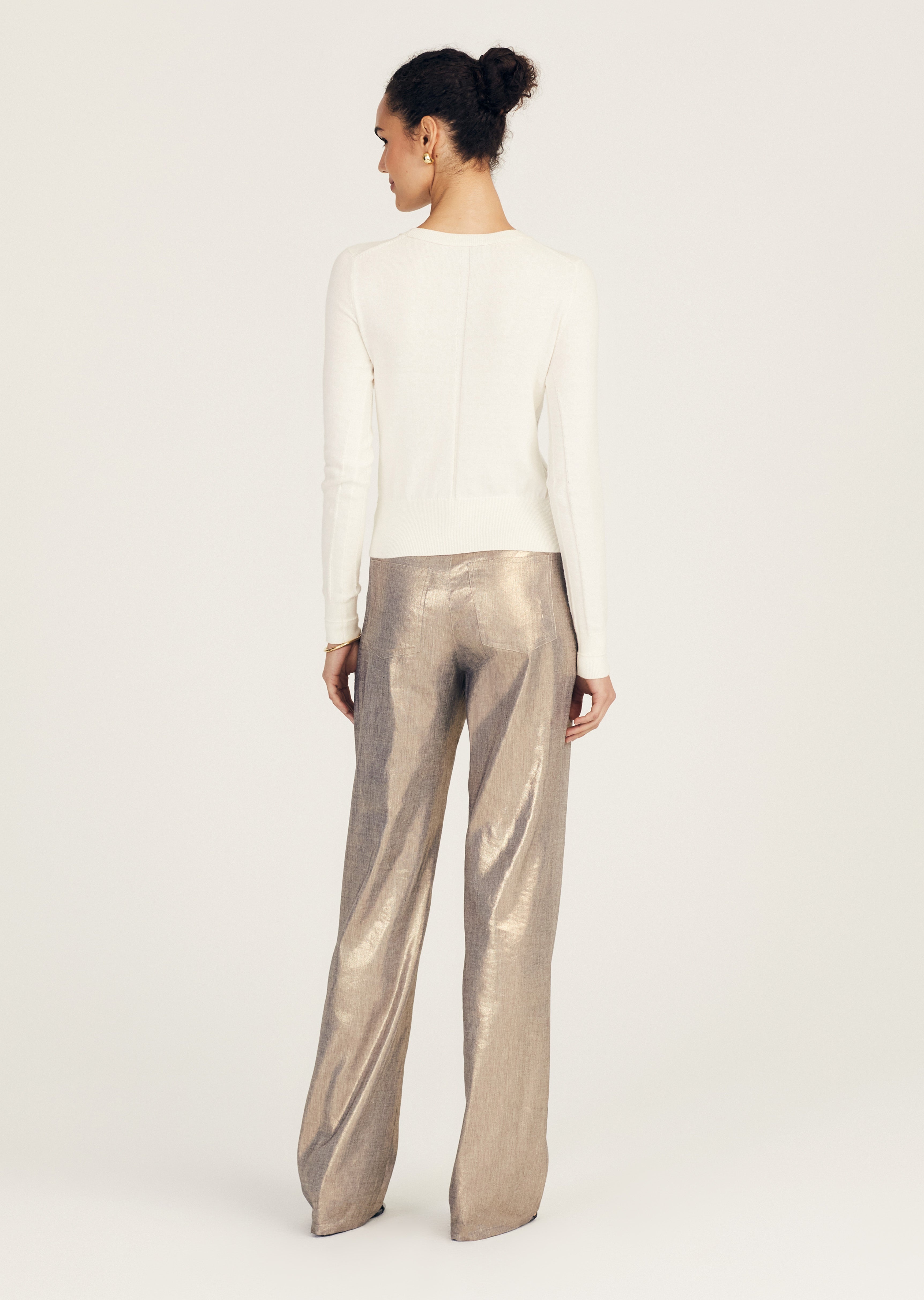 ALIZEE LONG SLEEVE CREW NECK SWEATER - 3