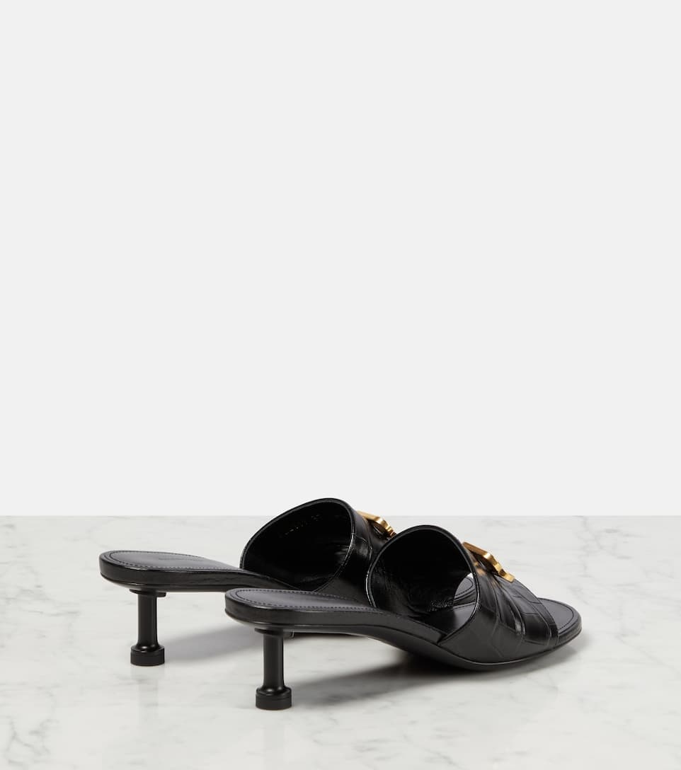 Groupie BB croc-effect leather sandals - 3