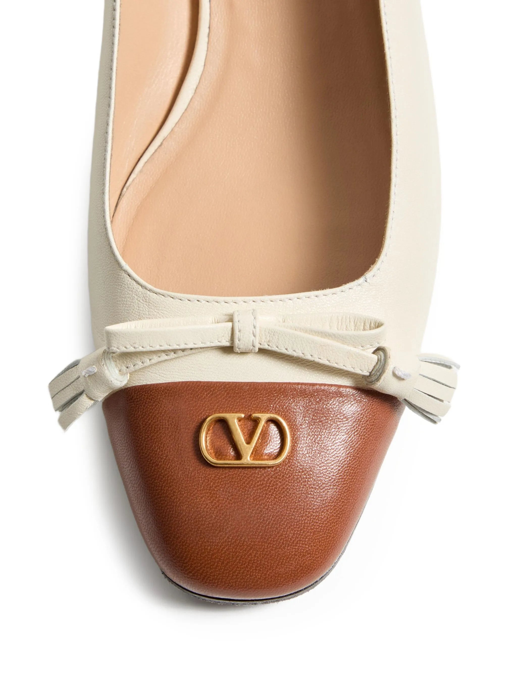 tassel-embellished leather ballet flats - 6