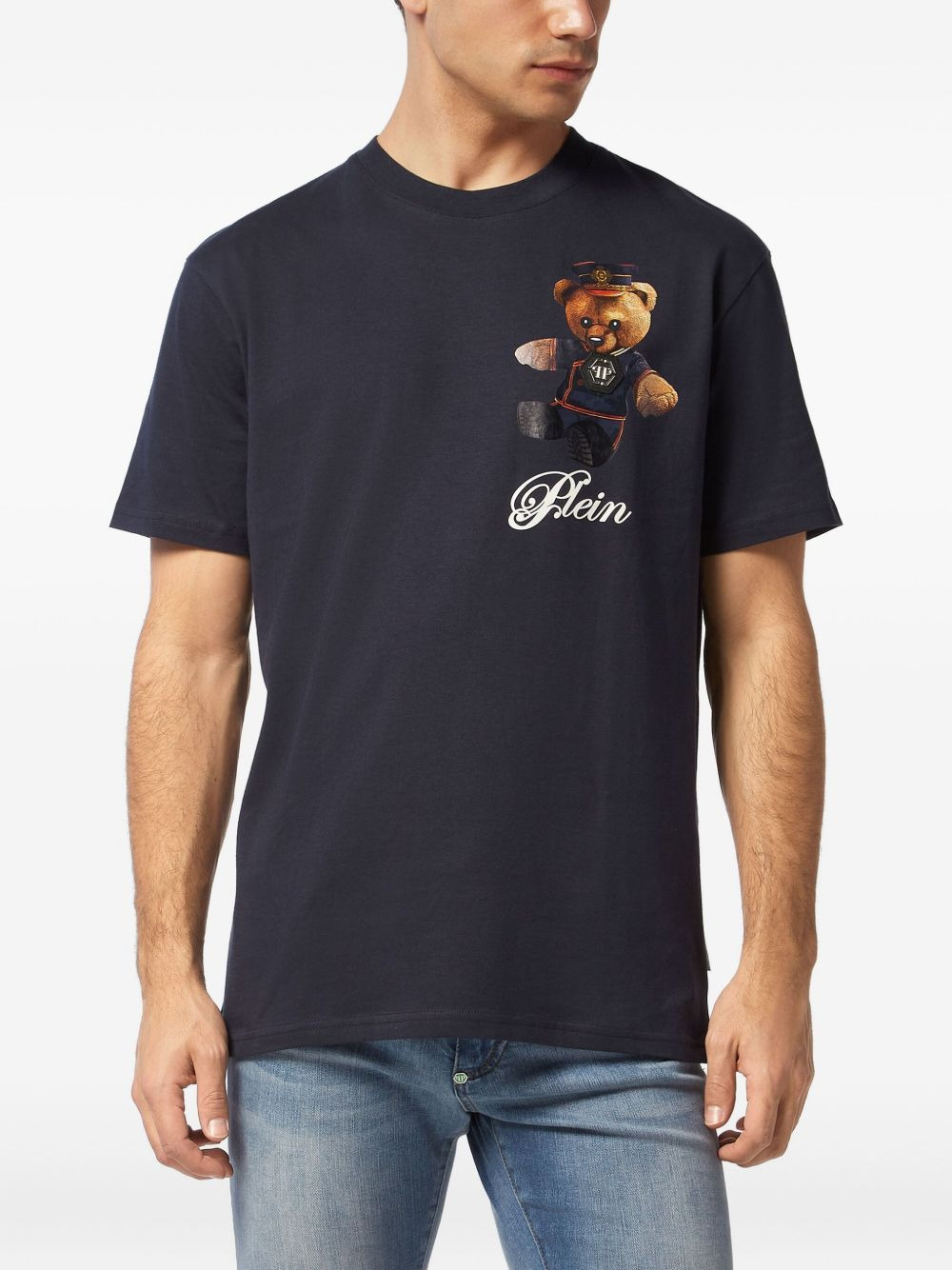 teddy bear-print T-shirt - 2