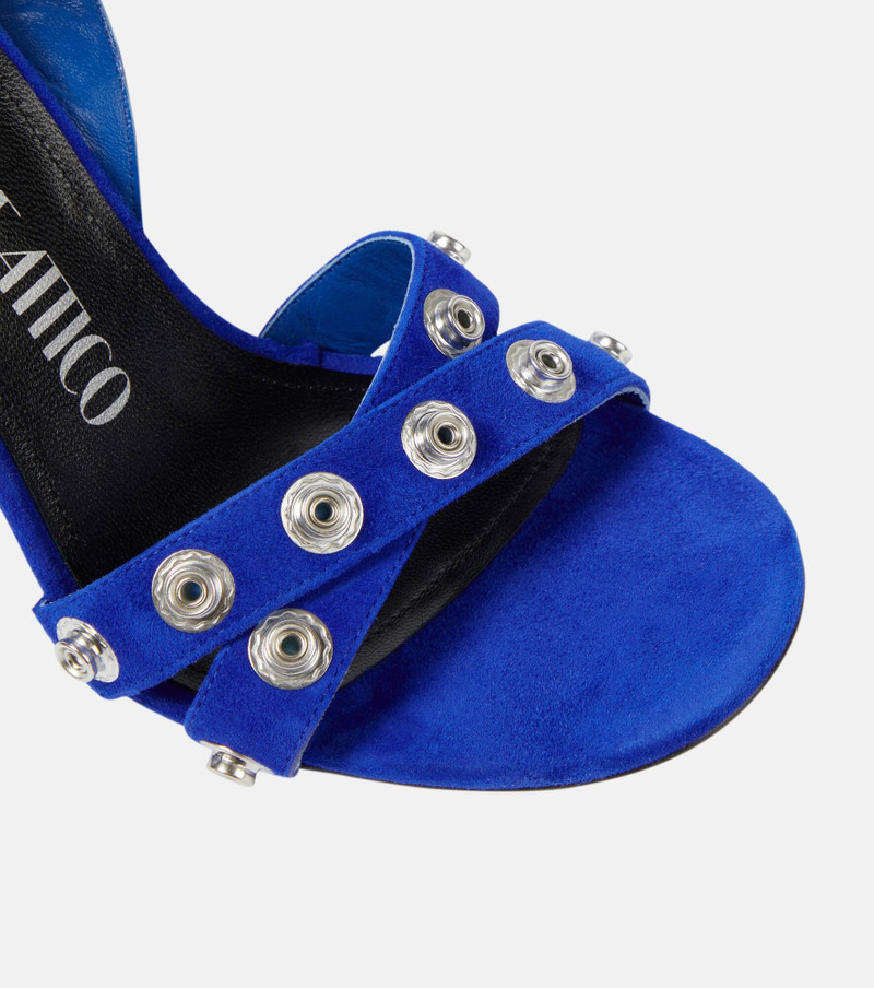 Cosmo 105 studded suede sandals 6