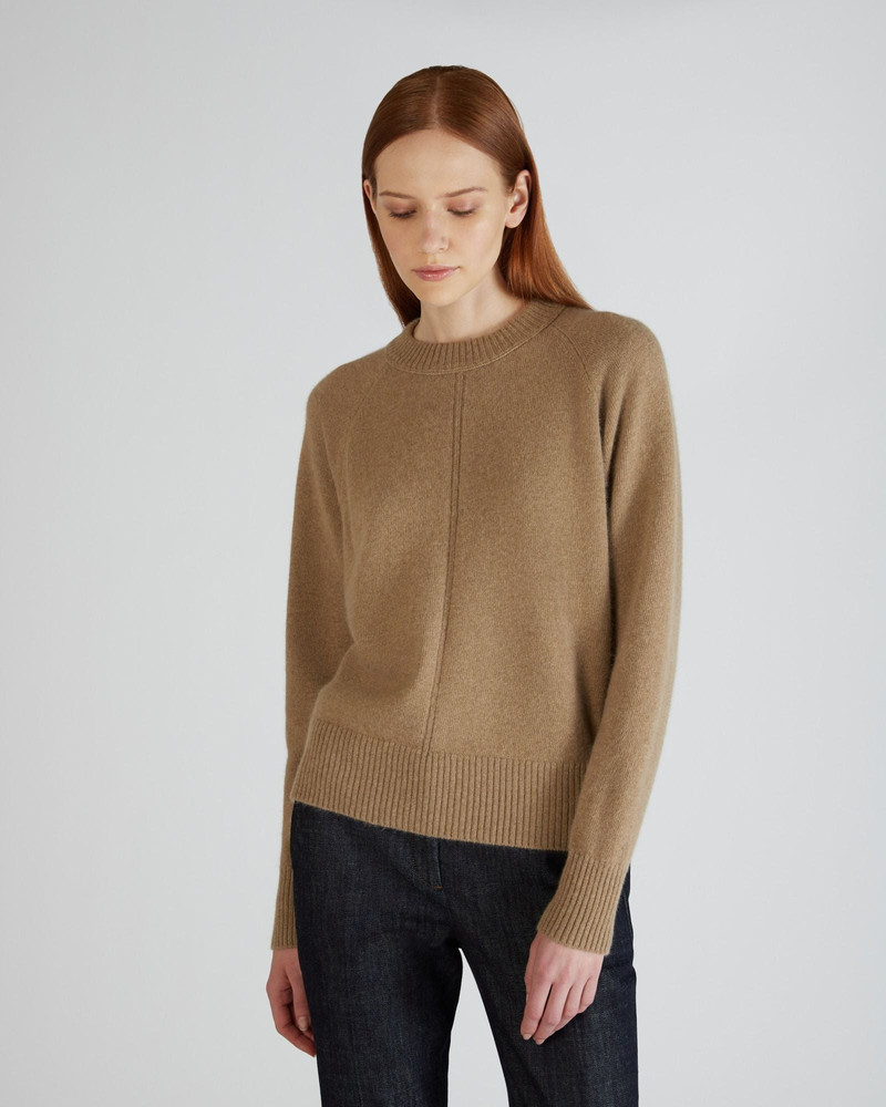 SLOWEAR Regular fit crewneck sweater in wool and Angora outlook