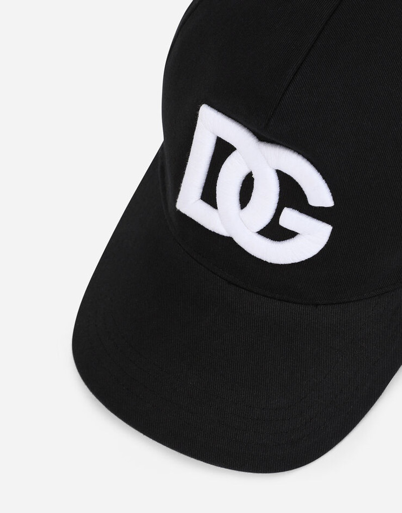 Dolce & Gabbana Cotton baseball cap with DG embroidery outlook