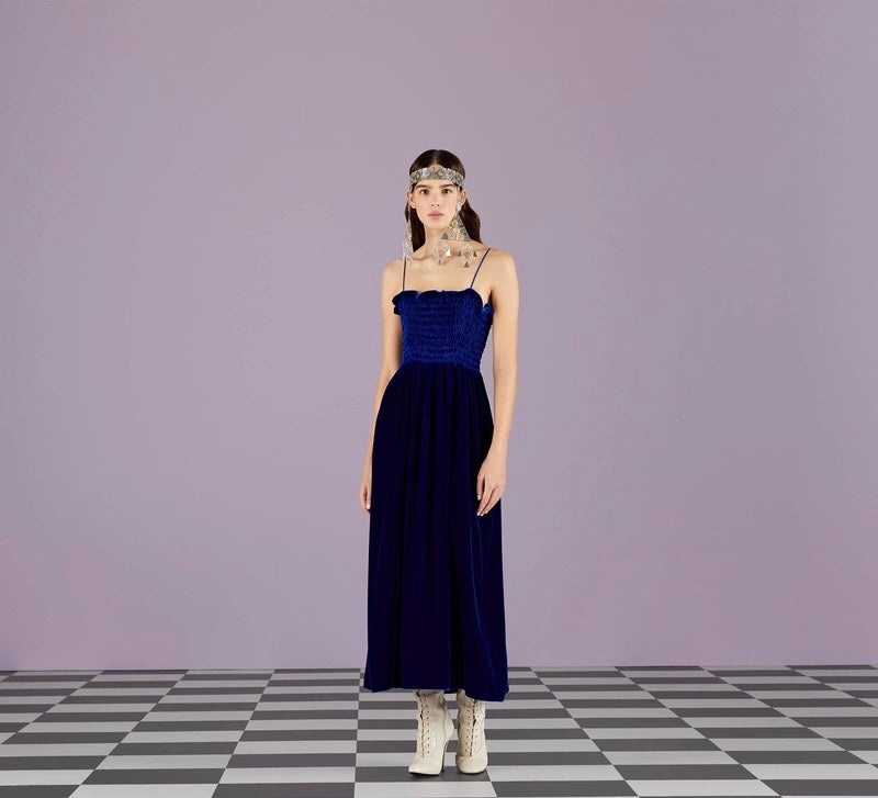 Gucci Long Velvet Dress - 3