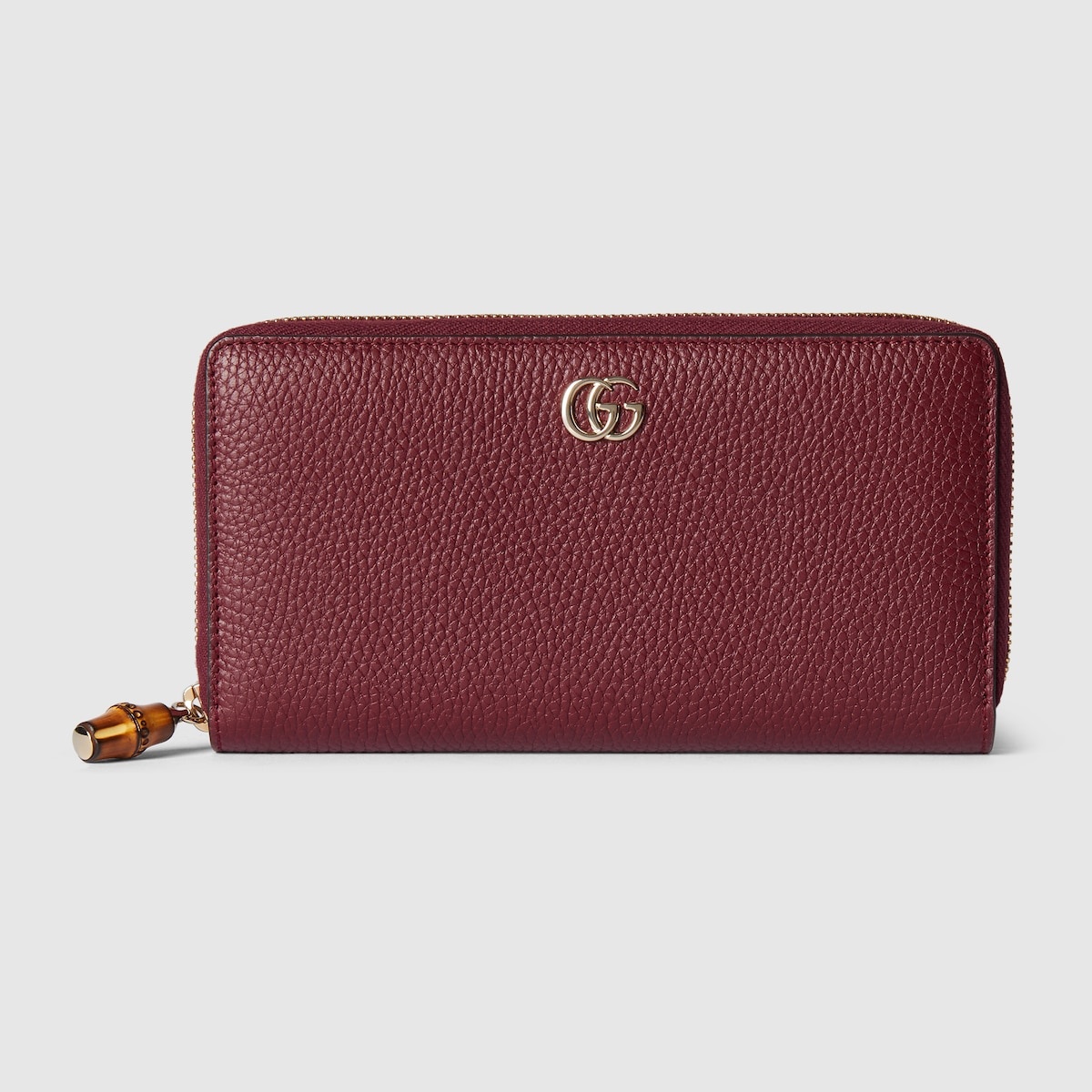 Double G zip wallet with bamboo - 1