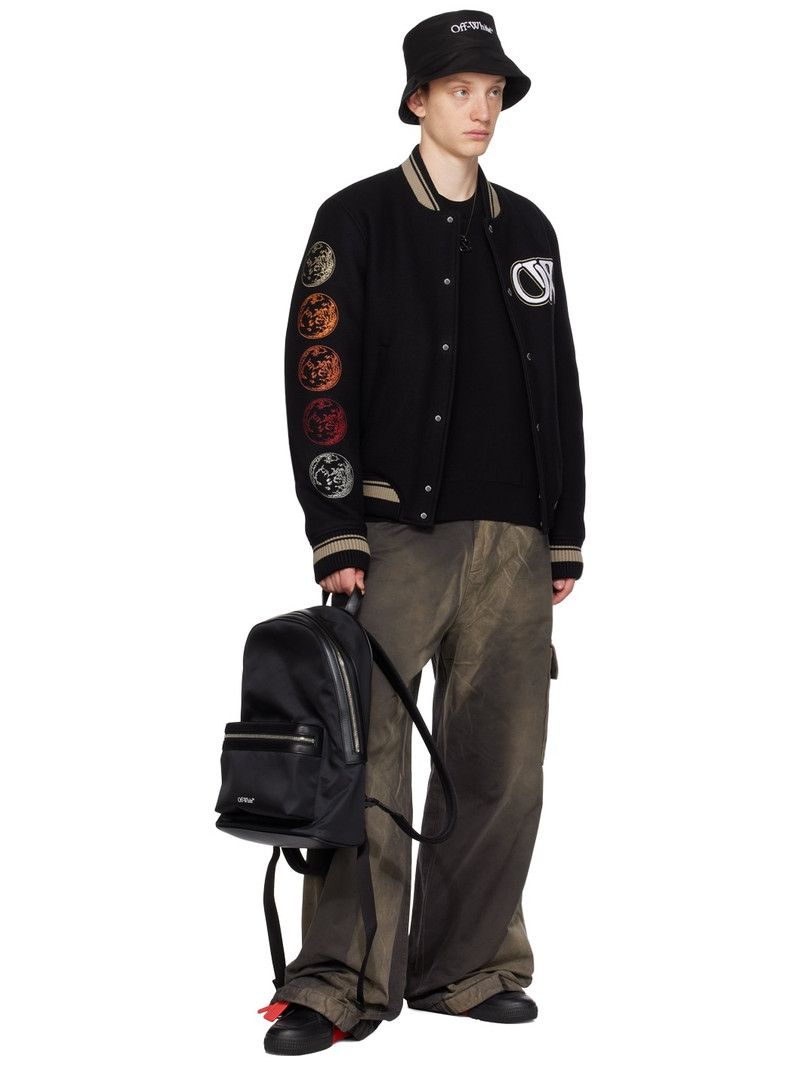 Off-White Black 3D Diags Sweater outlook