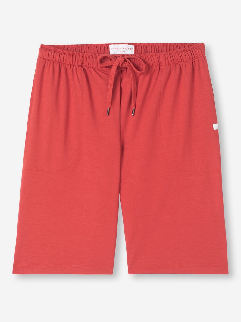 Men's Lounge Shorts Basel Micro Modal Stretch Paprika - 1