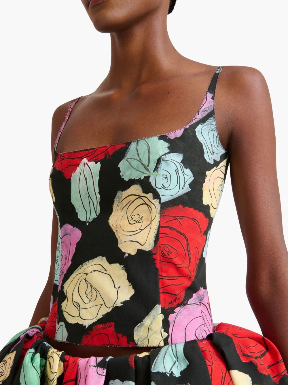 floral-print cami top - 4