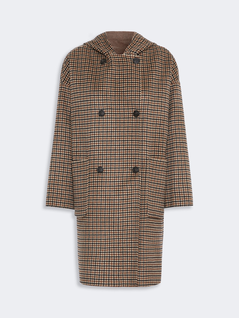 BALTA Double wool broadcloth coat - BROWN 1