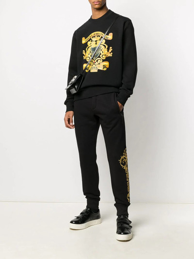 VERSACE JEANS COUTURE logo print sweatshirt outlook