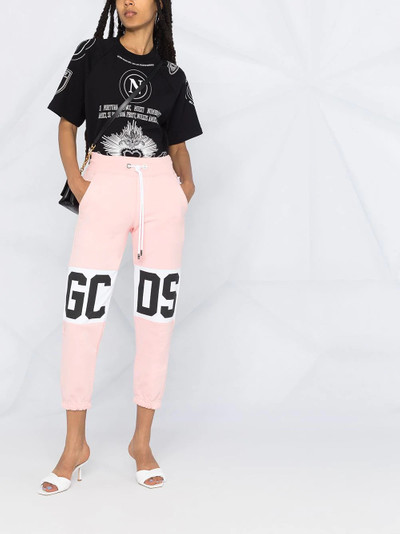 GCDS slogan print T-shirt outlook