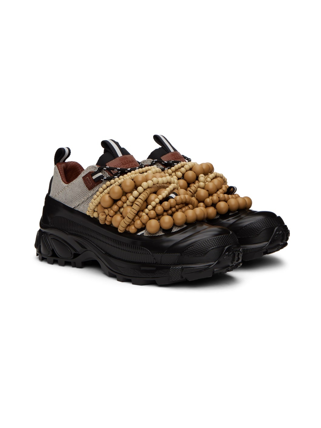 White & Black Arthur Sneakers - 4