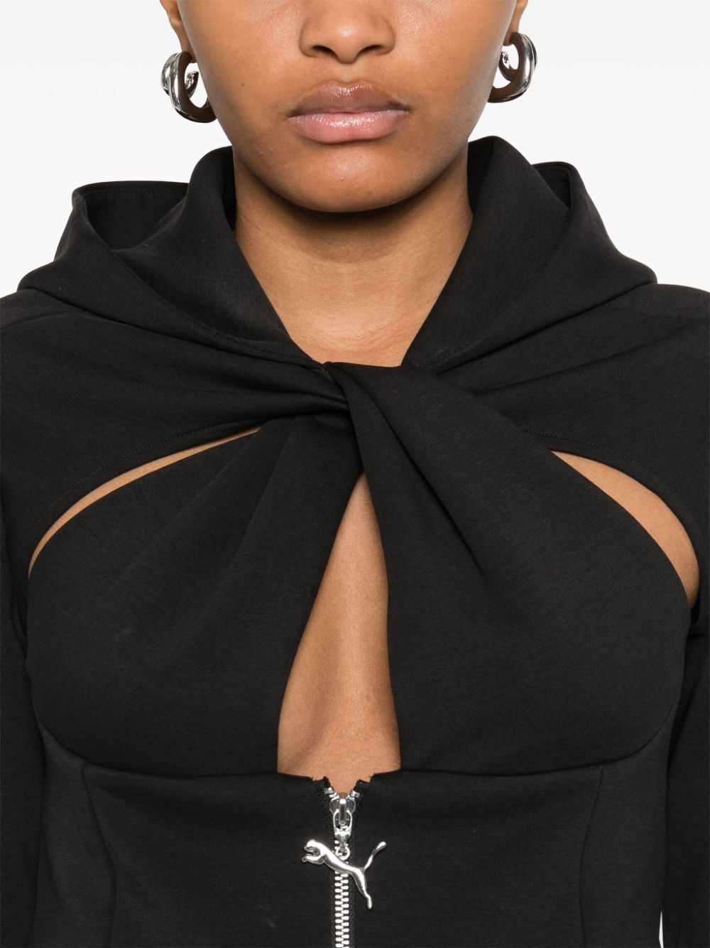 x Puma cut-out hoodie - 5