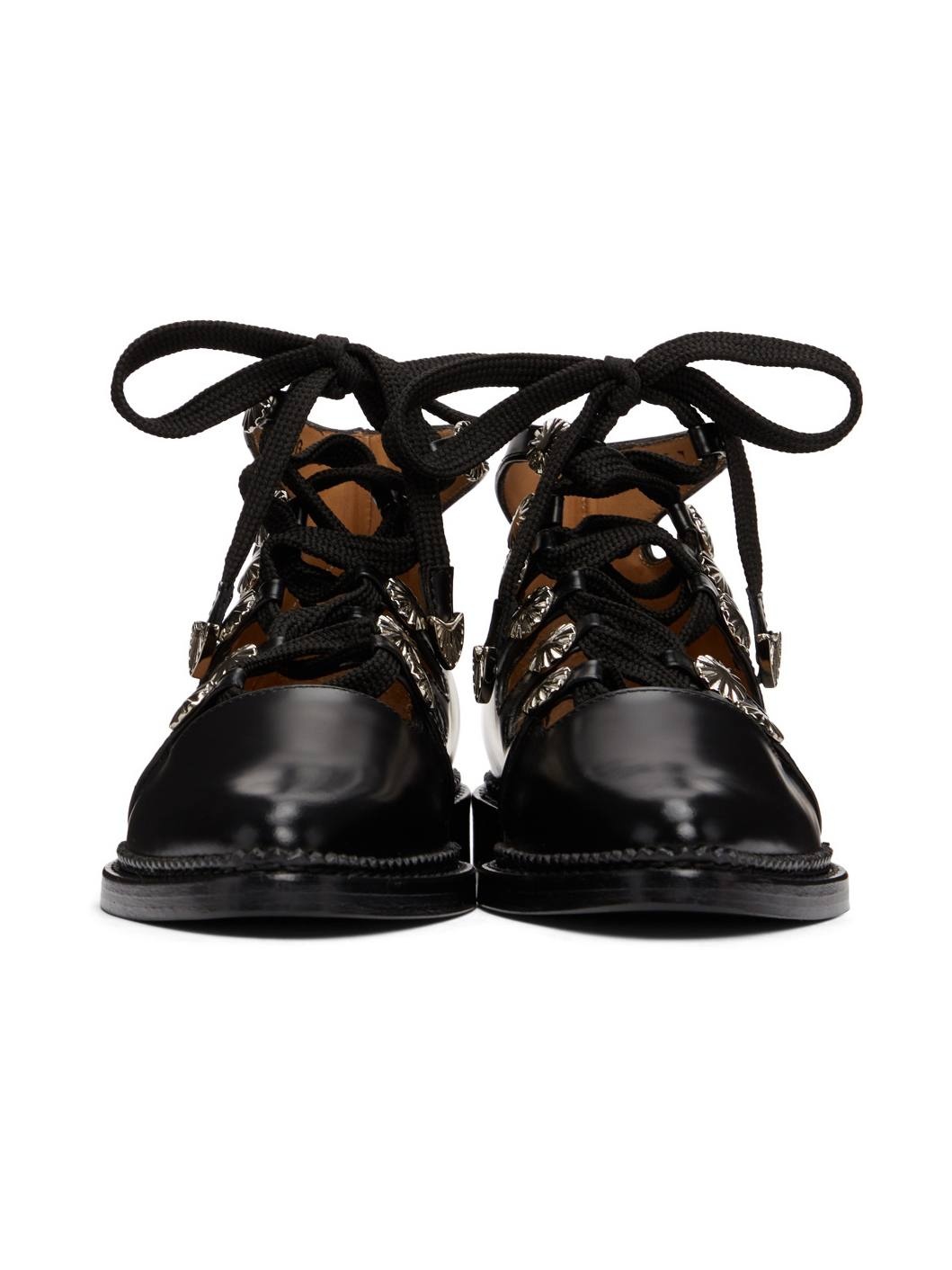 SSENSE Exclusive Black Lace-Up Oxfords - 2