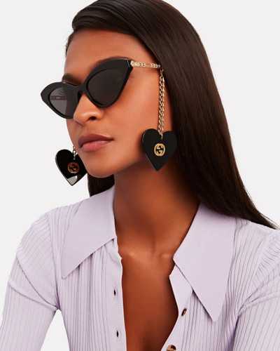 GUCCI Extreme Cat Eye Sunglasses outlook