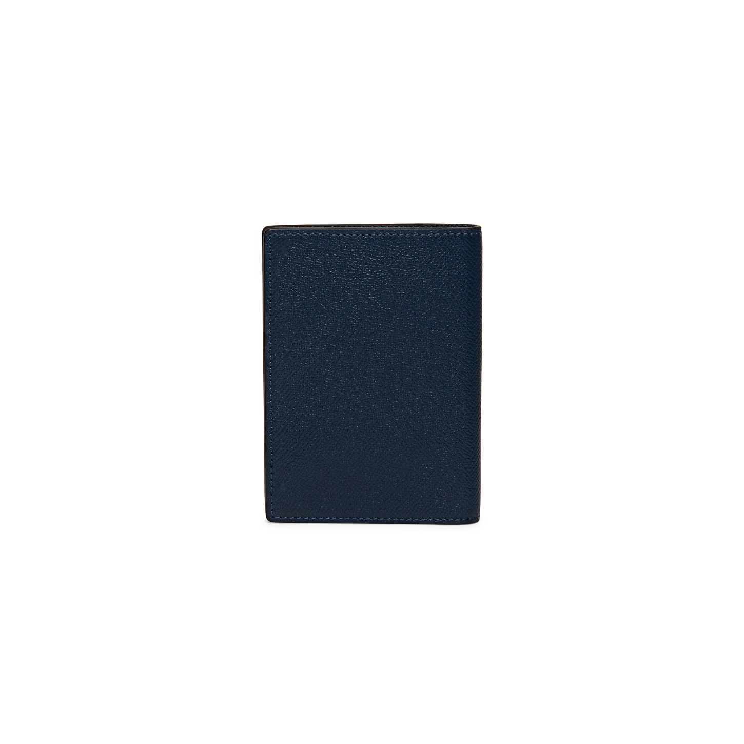 Blue saffiano leather passport case - 2