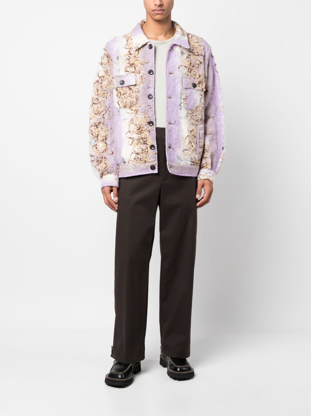 graphic-print bomber jacket - 2
