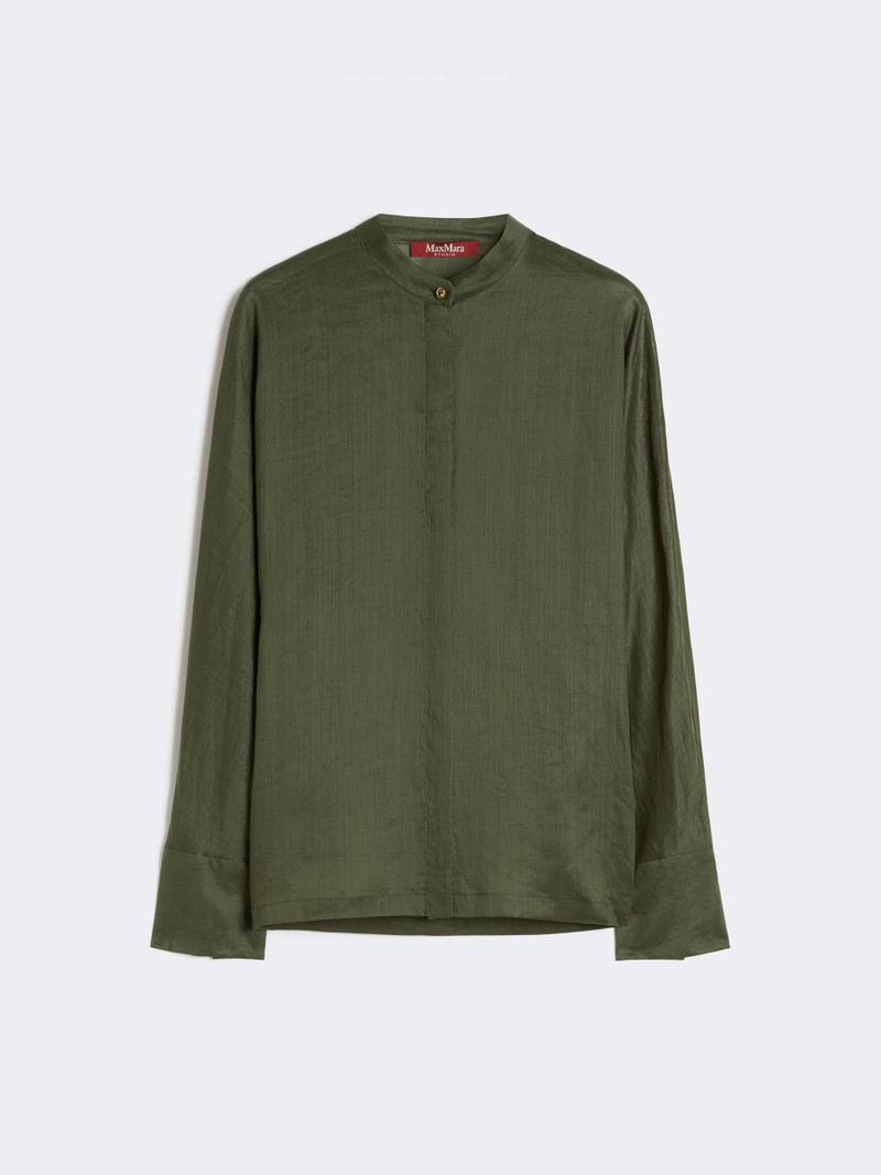 BALDI Ramie canvas shirt - KAKI 1