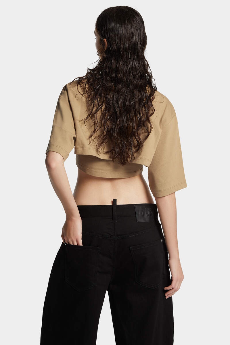 CROPPED LOOSE FIT ICON NEW GENERATION T-SHIRT - 4