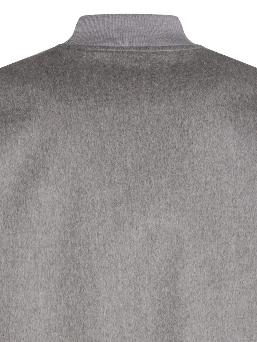 wool zip-front bomber jacket - 3