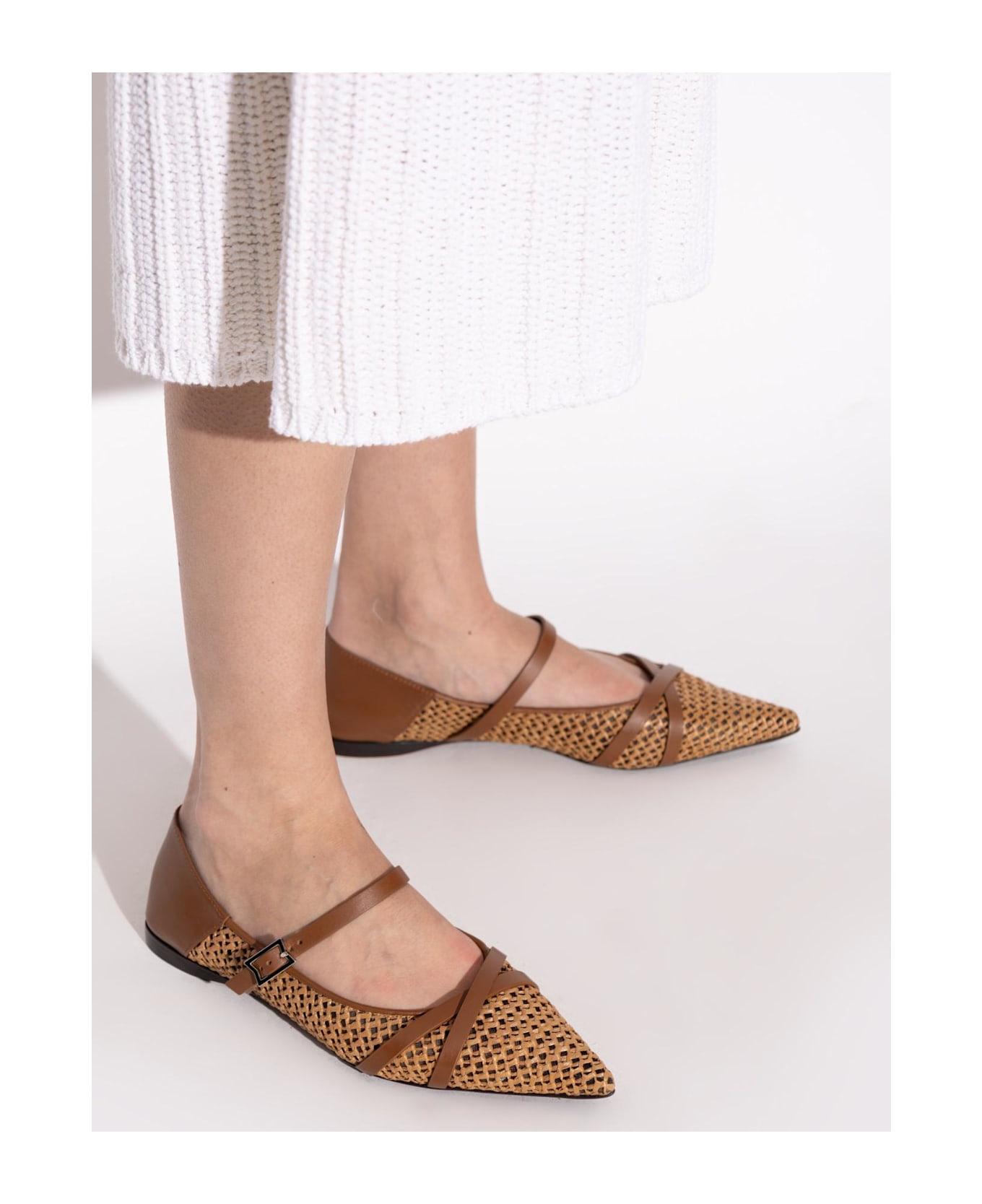 Max Mara Woven Ballet Flats Wovenflat - 2