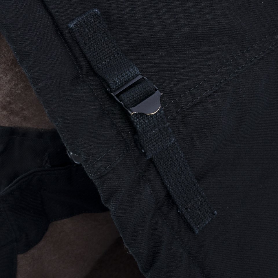 IHM-39-BLK Military Serge A2 Deck Jacket - Black - 15