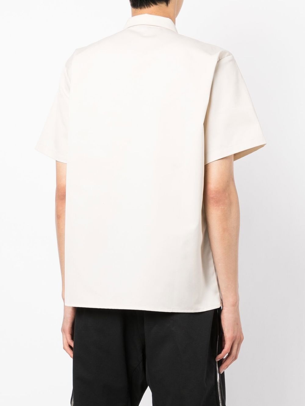 chest patch-pocket detail shirt - 4