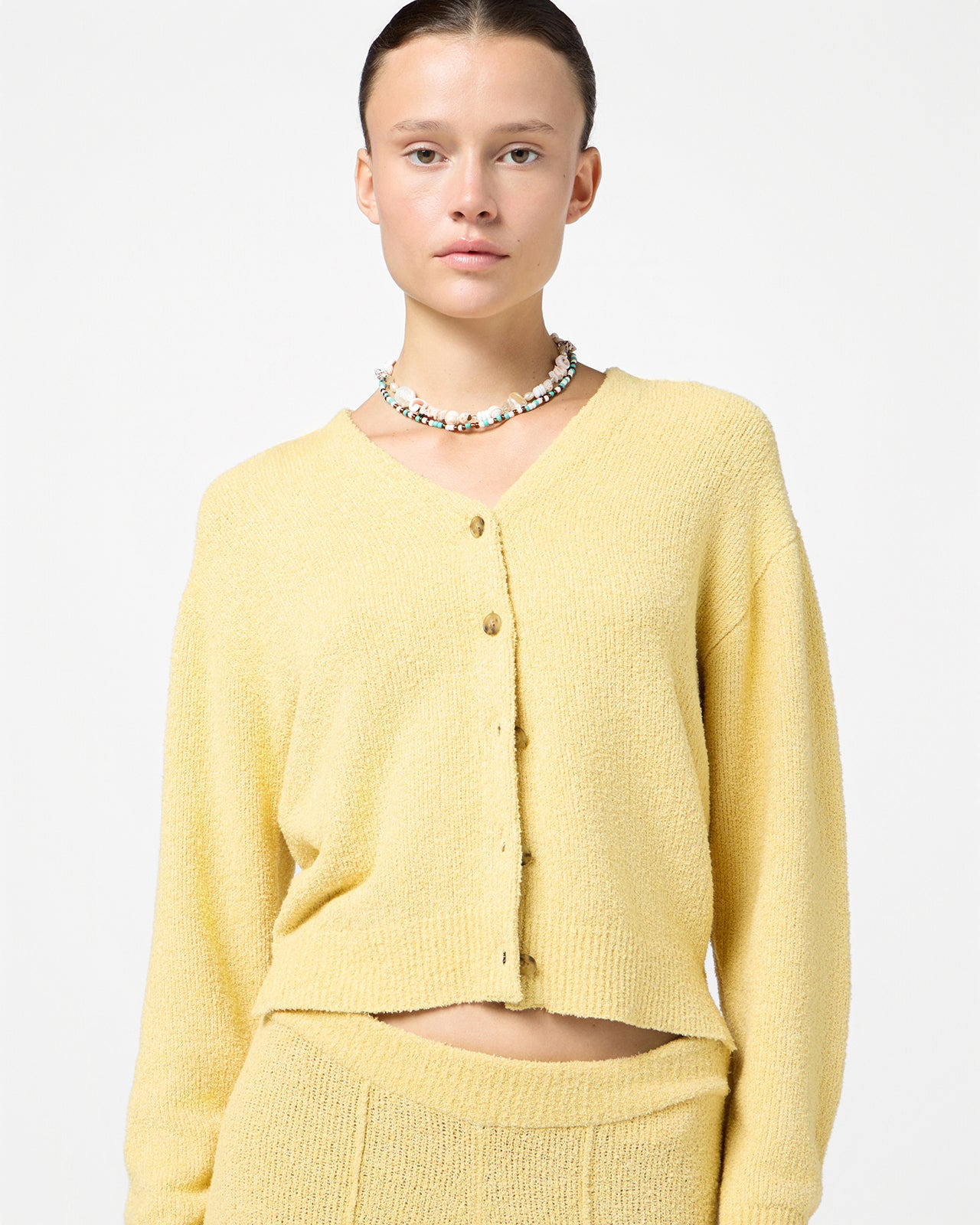 Boucle Collegiate Cardigan - 4