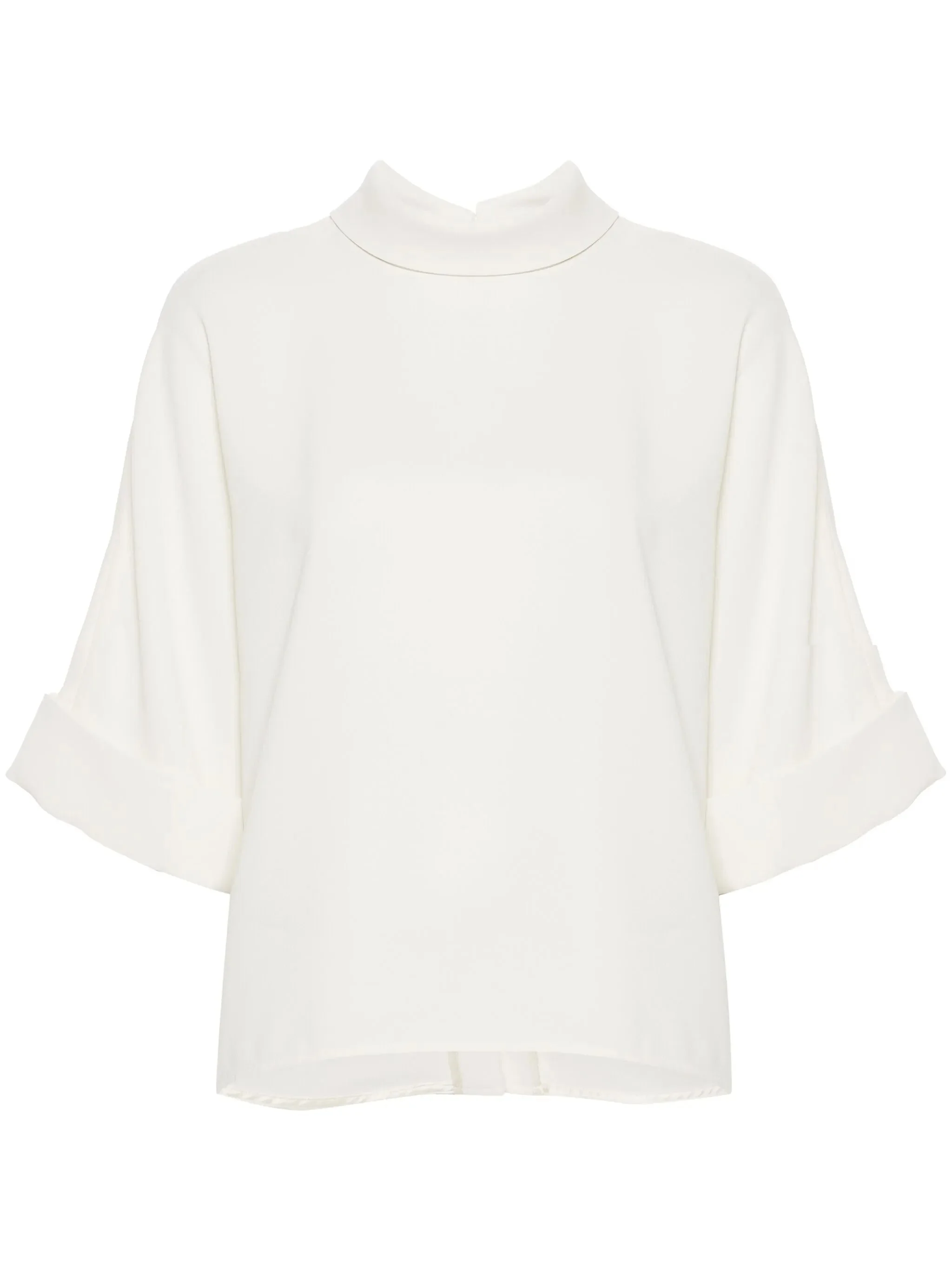 Mark Kenly Domino Tan Bailee Crepe Blouse - 1
