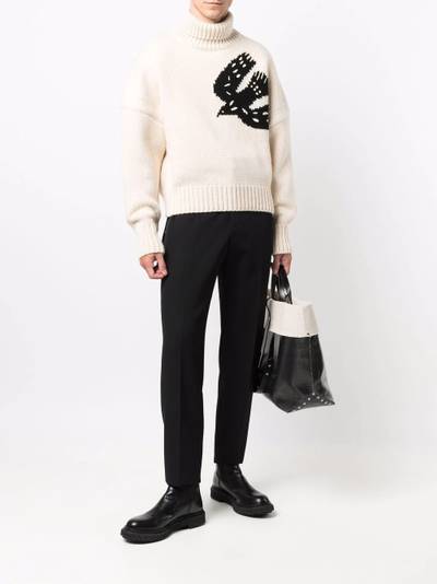 Alexander McQueen intarsia-pattern jumper outlook