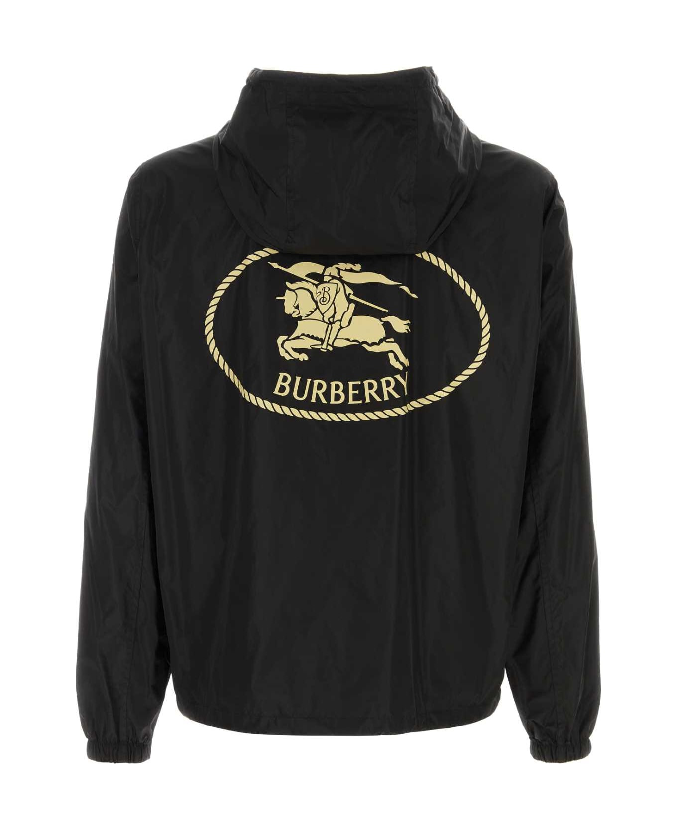 Black Polyester Jacket - 2