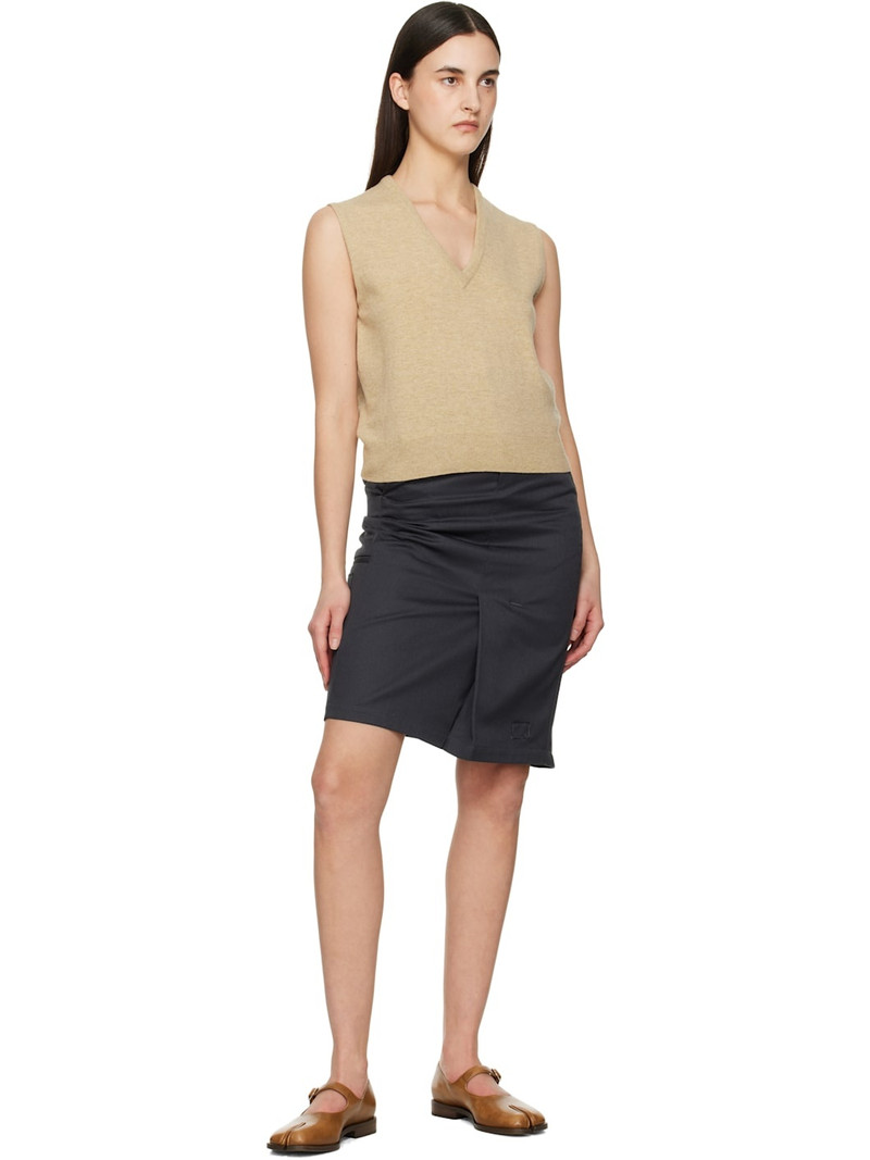 Maison Margiela Tan Tabi Mary Jane Loafers outlook