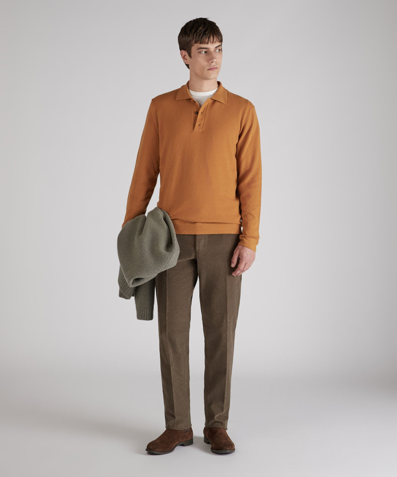 Regular fit corduroy trousers 5