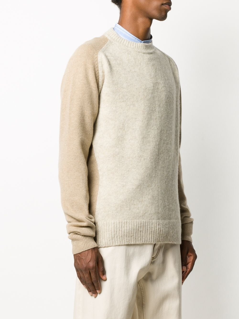 crew-neck wool jumper - 3