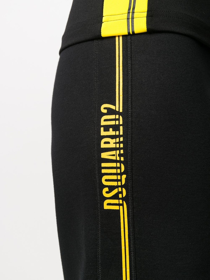 contrasting logo track pants 5
