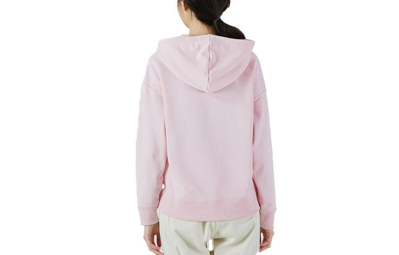PUMA (WMNS) PUMA Large Logo Athleisure Casual Sports Hoodie Pink 535337-16 outlook