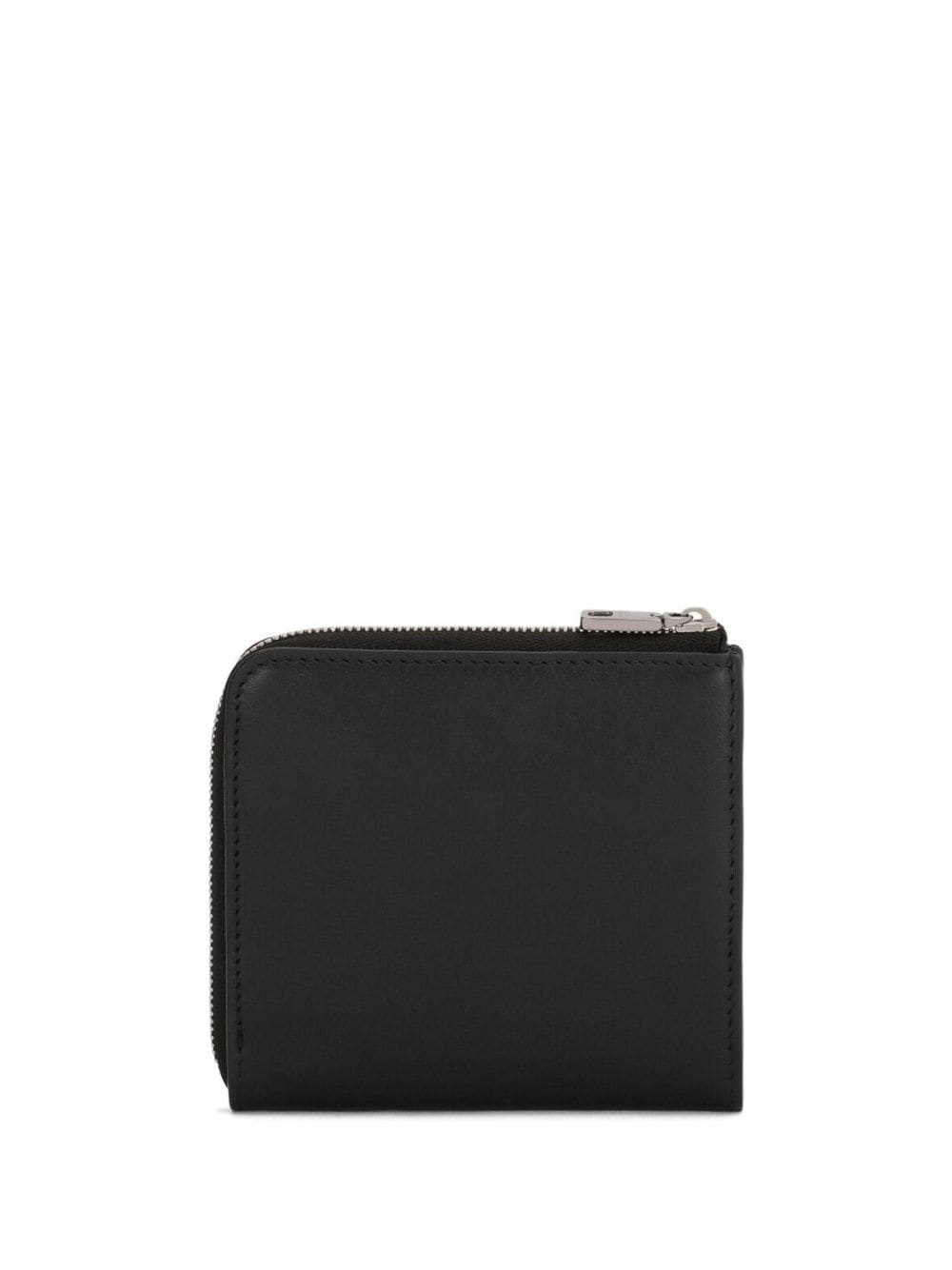 logo-debossed zip-around wallet - 2