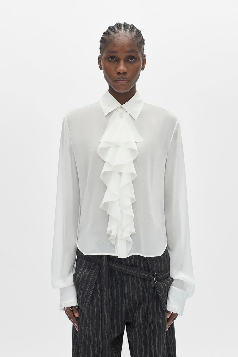Nare Slim Fit Ruffle Shirt 1
