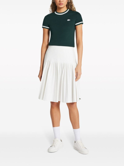 LACOSTE high-rise pleated midi skirt outlook
