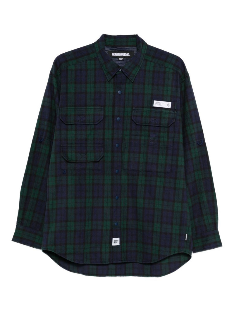 tartan-check shirt 1