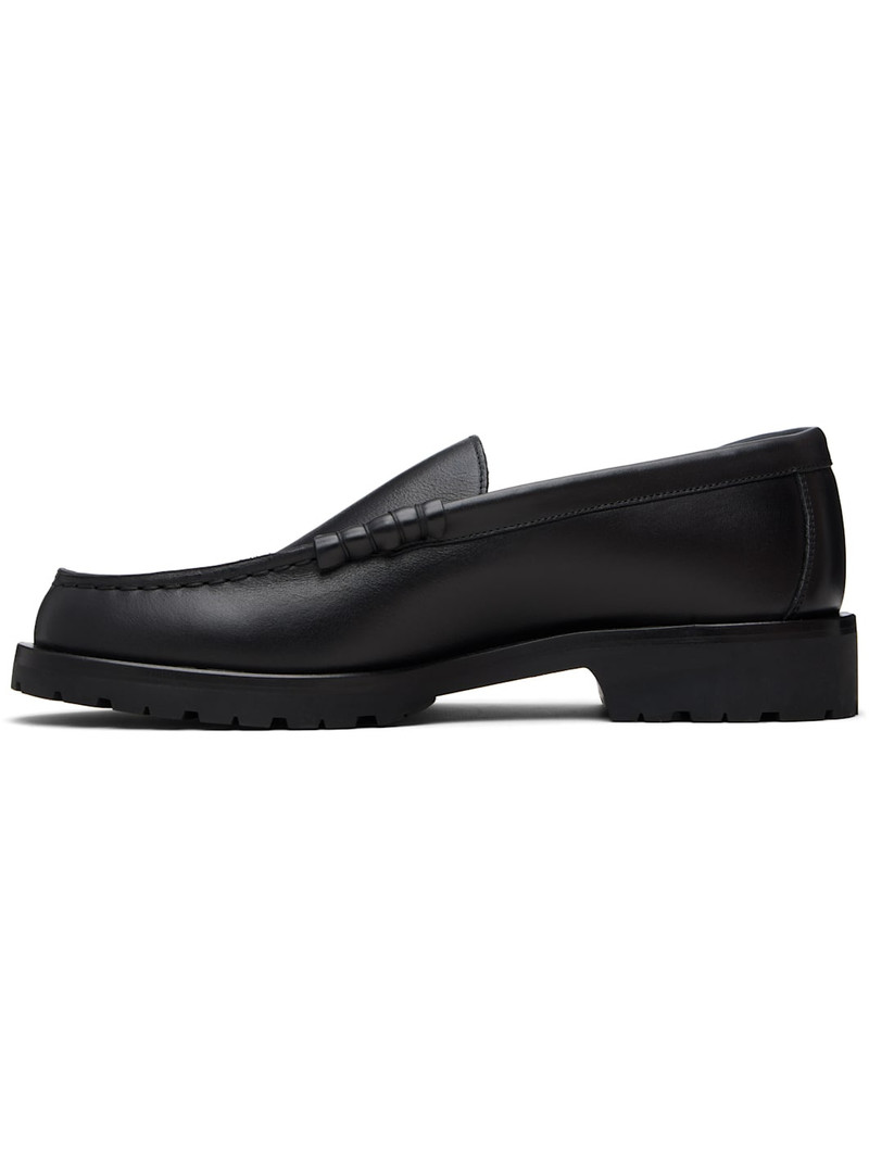 Common Projects Black Leather Chunky Loafers outlook