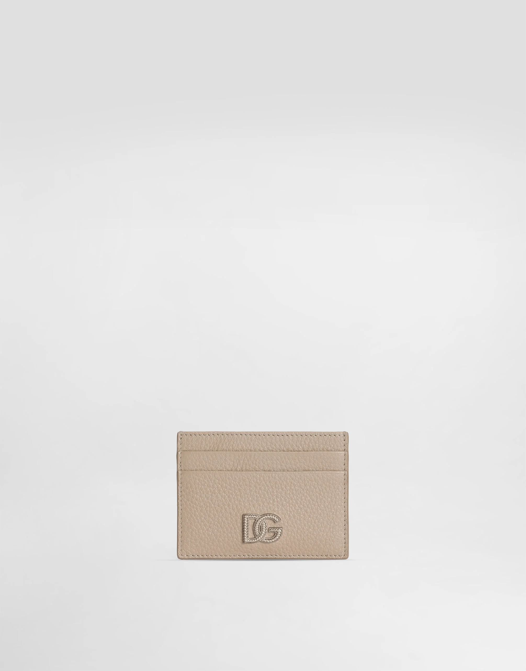 Calfskin card holder with logo - 1